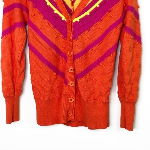 ADRIENNE Vittadini Petite pom-pom cardigan - Picture 4 of 8